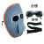 电焊面罩眼镜焊工眼镜面具轻便护脸透气防强光防打眼防烧脸电气焊 5黑镜（不含面罩和绑带）