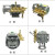 220v高压清洗机QL280/380型洗车机刷车器配件铜泵头总成 380直连式铜泵头+压力表+关枪停机带修理包