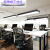 简约现代长条型形D办公室圆角吊灯造型灯长方形吊线灯吸顶灯写 白色120*30cm*78W 其他