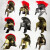 天智星古代铠甲儿童斯巴达300勇士头盔cos中世纪战士小冷古欧洲骑士头盔 金色双牙罗马安全帽