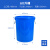 新诺达加厚水桶家用大号储水桶水缸耐用圆桶带盖胶桶特大容量发酵发酵桶腌菜酿酒塑料桶 60L蓝色不带盖