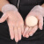 鸣固 一次性手套 耐用加厚PVC手套厨房清洁家务食品餐饮用防护手套盒装 透明100只 S码