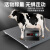 上海地磅秤1-3吨工厂物流地泵电子秤5吨小型地磅带围栏称猪牛 加固款 1*1米0-3吨