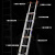 奥鹏 铝合金单面伸缩梯 收缩升降直梯户外便携工程梯阁楼梯子 铝合金单面伸缩梯6米 4.0厚度