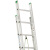 定制定制两节梯铝合金梯子D型踏棍延伸通信工程梯2.4米登高梯议价 .4米4米