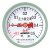红旗（HONGQi）压力表Y-60Z表盘直径60mm轴向2.5级-0.1+0.5mpa自来水压力表气压表油压表	