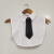 SNHN圆领百搭娃娃假领女衬衫假领子领带衬衣秋冬白色装饰假衣领子 白色 尖领+领带
