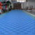 安赛瑞 疏水防滑垫 泳池卫生间拼块地垫 60cm×90cm×9mm PVC镂空疏水垫 蓝色27119