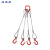 海运康 金属四腿吊装带 钢丝绳1500mmx11mm/件