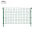 韩曼柯 高速公路隔离网铁丝围栏网双边丝护栏网硬塑框架防护网果园 养殖网3米对开门