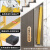 梯子折叠伸缩铝合金人字梯便携升降工程梯专用多功能室内楼梯 碳钢加宽加厚款黄色3-6米