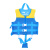 京斯坦 救生衣浮力背心男女童便携式浮潜水上马甲 【蓝色】儿童救生衣S码 1件