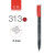 工业记号笔 施德楼工业标记笔油性快干防水胶片菲林投影 313S油性0.4mm红色