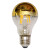 爱迪生灯丝LED无影灯泡半电镀银色金镜面反射装饰有可调光中性光 A60-4W暖光-金色(E27) 其它 其它