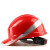 代尔塔 安全帽带荧光条电力绝缘工地头盔ABS材质绝缘1KV到1.5KV 102018 白色