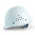 尚琛玻璃钢安全帽工地头盔免费印字劳保施工建筑电力监理领导安全头盔 白色三筋款按钮式