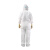 康科健无菌洁净服AP5生物制药实验室无菌室人体防护连体防护服隔离衣 四连体白色 S 