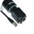 工业相机6芯电源线hr10a-7p-6s柔性IO触发线巴斯勒工业相机电源 黑色  弯头 2m