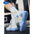 迪士尼（Disney）科比篮球鞋男青少年网面实战学生球鞋儿童幻影运动鞋女款 米色-配ZOOM全掌气垫 35码
