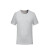夏季圆领工作服 t恤定制印logo 速干工衣 餐饮运动短袖文化衫 灰色-精梳棉 4XL 短袖