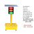 太阳能红绿灯交通信号灯 可升降移动信号灯 学校十字路口临时红绿 单面200-3-60型【固定款】 默认
