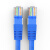 沃德森超五类网线 高速CAT5e百兆网络连接线 电脑网络跳线 超五类跳线 蓝色3米