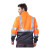 安大叔G472工作夹克反光警示夹克衫3M反光材料防水耐磨工作交通警示服 荧光橙拼黑 S