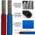 氧焊割工业高压耐磨阻燃6mm橡胶乙炔丙烷煤气氧气带 20米氧气钢丝管(正扣)