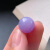 OEMG天然缅甸老坑A货翡翠珠子单颗紫色圆珠散珠DIY手链玉石项链 紫罗兰 10x10x10mm