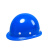 懒牛国标安全帽工地ABS 玻璃钢加厚透气-蓝色电力建筑领导用头盔