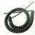 弹簧线2芯3芯4芯PU伸缩螺旋线缆国标铜芯电缆线黑色高弹力电源线 黑4芯0.2平2.5米