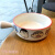 手柄碗韩国ins童趣彩色小新泡面碗微波可爱焗饭烘焙带手柄沙拉碗 小新手柄彩色沙拉碗单碗 现货