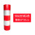 路桩警示黑黄红白反光膜警示桩反光贴电线杆反光条交通防幢柱子带 50公分3红2白间隔10*5米