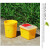 利器盒黄色废物医院用针头圆形锐器盒一次性小垃圾桶诊所 圆形1L（200个）