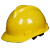 安全帽工地透气国标加厚头盔施工建筑工程电力防护帽男士定制LOGO ABSV型白色