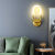 现代简约LED过道楼梯间壁灯创意个性背景墙壁灯客厅卧室床头壁灯 A款圆形-暖光