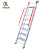 齐鲁安然 阁楼梯子 铝合金扶手梯 阁楼梯 登高梯 加厚工程梯 爬梯 铝梯子 直梯 2.4M