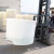 穆运 PE牛筋叉车桶塑料桶储水桶圆桶大敞口印染化工厂铲车桶 CM400L 975*775mm