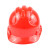 上柯 B2043 abs安全帽工地施工领导电工国标加厚头盔头帽建筑工程透气 可定制 V型红色