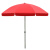 蓓尔蓝 JXA0120 户外遮阳伞 双层遮阳伞大型广告雨伞 红色2.4米三层伞架双层银胶涂层