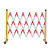玻璃钢绝缘伸缩围栏电力安施工围挡可移动护栏防护栏警戒隔离栏 高1.2*2.5米长红白 超厚  高质 高1.2*2米长红白 超厚 高质量