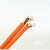 开口自卷式编织网管 彩色5-60mm阻燃绝缘 电缆电线保护套管缠绕管 16mm橙色