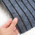 捷诺立 30408 防滑垫地垫地毯门垫进门厨房裁剪吸水门垫商用地垫条纹地毯深灰色-宽条纹2米宽*15米*6mm厚