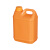兰诗（LAUTEE）DA2202 加厚塑料桶酒桶带盖方桶香精包装桶多规格塑料壶 2L（半透明色）2个装
