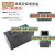 科诺恩不锈钢拉丝86面板D型音频信息盒多媒体墙面桌面插座BXQM-2 BXQM-2M(明装) 暗装