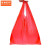 京洲实邦  红色塑料背心袋子加厚手提一次性方便袋B 【40*60cm500只】
