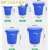 大号垃圾桶户外塑料环保酒店餐厨工业商用圆形带盖大容量收 80升+盖(白色)户外小区