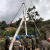 铝合金立杆机电力扒杆三角架人字抱杆三脚巴杆配件 立电杆8到15米 立12米杆三角架120*4