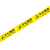 卡英 地贴防滑防水提示牌 警示牌夜光荧光标识耐磨贴纸 120*10cm 小心地滑