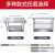 不锈钢工作台厨房桌子商用打荷打包台双层操作台切菜台面案台 长100宽50高80